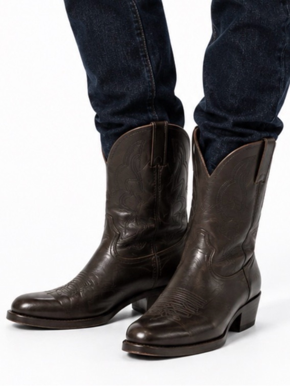 🤠 Durango Western Cowboy Boots – Men’s Size 12.5 – Black Leather
